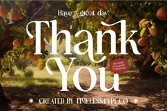 Bulings Nature - Vintage Serif Display Product Image 20