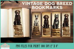 Dog Breed Bookmarks | Vintage Bookmark Printable Product Image 1