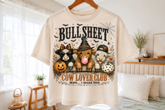 Bull Sheet Cow Lover Club Halloween Png,Halloween Funny Cow Product Image 2