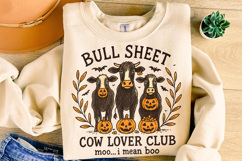 Bull Sheet PNG, Halloween Png, Ghost Cows Png, Funny Cow PNG Product Image 3