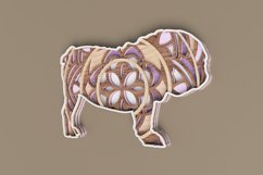Dog Laser Cut File - Bulldog Mandala Product Image 2