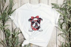 Cute Dog With Headband Sublimation Product Image 2