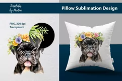 Dog Breed Pillow Cover design for Sublimation