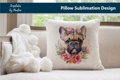 Dog Breed Pillow Cover Sublimation Design