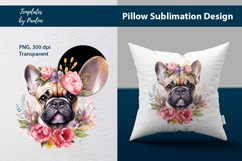 Dog Breed Pillow Cover Sublimation Design