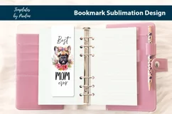 best Dog Mom Bookmark Sublimation design