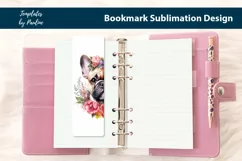Bulldog Mom Bookmark Sublimation design