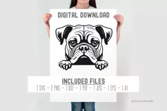 French Bulldog - Peeking Paws - Cute Dog Face - Dog Breed Product Image 3