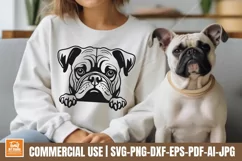 French Bulldog - Peeking Paws - Cute Dog Face - Dog Breed Product Image 1