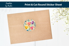 Bullet Journal Heart Print and Cut sticker