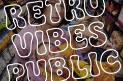 Bultik Retro Bubble Font for Groovy Design Product Image 9