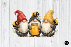 Bumble Bee Gnomes PNG, Sunflower Gnomes PNG, Spring PNG Product Image 1