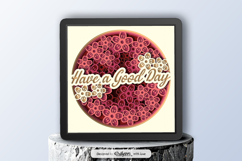 Bunch of Flowers Layered Papercut Product Image 1