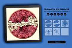 Bunch of Flowers Layered Papercut Product Image 3