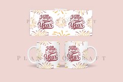 bunder new year fireworks coffee mug glass wrap svg 11oz 15oz mug svg presized for 11oz 15oz glass ready to cut and sublimation files