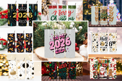 MEGA BUNDLE 56 Christmas &amp; New Year 2026 Skinny Tumbler Wrap Product Image 1
