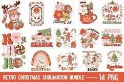 Retro Christmas Sublimation Bundle Product Image 1