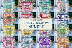 3D Tumbler Wrap Png Bundle , 20oz Skinny Tumbler Wrap Bundle Product Image 1