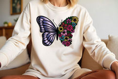 Butterfly With Flower Product Image 1