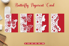 Butterfly Papercut Card SVG Bundle Product Image 1