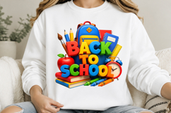 Back To School Sublimation PNG Product Image 1