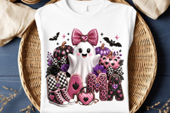 Cute Mama Halloween Ghost PNG Product Image 2