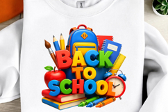 Back To School Sublimation PNG Product Image 2