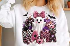 Cute Mama Halloween Ghost PNG Product Image 3