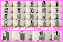 130 Modern Wall Art Bundle SVG I Botanical Laser Cut Wall Product Image 5
