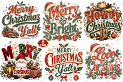 Merry Christmas Sublimation, Trending Christmas PNG, Santa Product Image 1