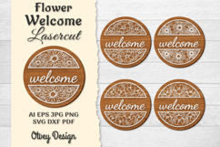 Flower Welcome Lasercut BUNDLES Product Image 1