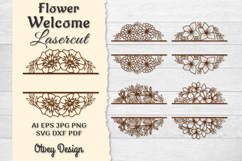 Flower Welcome Lasercut BUNDLES Product Image 1