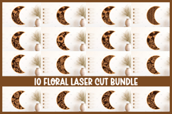 16 3D Moon Wall Art SVG - Moon Laser cut, Room Home Decor Product Image 1