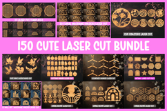 150 Laser Cut Bundle I Rattan signs, Kitchen boards, Coaster Product Image 1