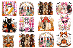 Preppy Spooky Halloween PNG Product Image 1