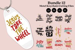 Bundle 12 Christmas Motel Keychain SVG Product Image 1