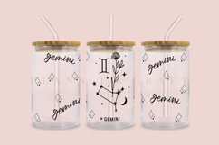 bundle 12 zodiac libbey beer can glass full wrap svg presized template for 16oz and 20oz glass for Cricut Silhouette and sublimation