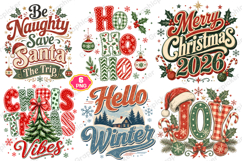 Merry Christmas Sublimation, Trending Christmas PNG, Santa Product Image 1