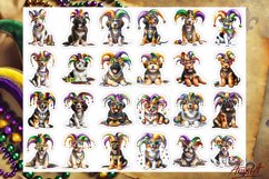 Bundle stickers, Mardi Gras stickers, funny dog printable Product Image 3