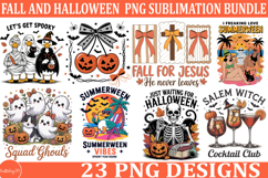 Halloween and Fall Sublimation Bundle Product Image 1