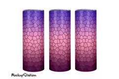 Ombre Tumbler Wrap | Stained Glass Gradient Tumbler Designs Product Image 4