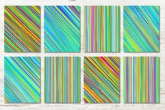 16 Mexican Stripes Junk Journal Pages Serape Printable Set Product Image 3