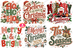 Merry Christmas Sublimation, Trending Christmas PNG, Santa Product Image 1