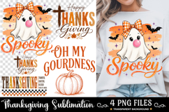 Thanksgiving Sublimation, Fall Pumpkin PNG, Autumn PNG Product Image 1