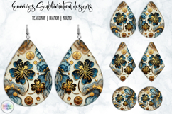 St. Patrick’s Day Earrings Sublimation Bundle, Lucky Clover Product Image 4