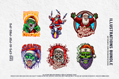 Zombie Saint Nicholas Cannabis Christmas Illustration Pack Product Image 5