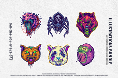 Undead Creatures Collection With Spider And Animal Heads Art Product Image 4