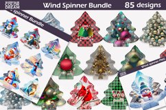 Christmas Wind Spinner Bundle | Christmas Tree Wind Spinner Product Image 1