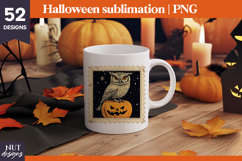 Post Stamp Halloween Bundle, Vintage Halloween sublimation Product Image 4