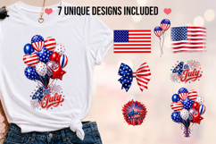 4th of July PNG Bundle | 7 Patriotic Sublimation Designs Product Image 2